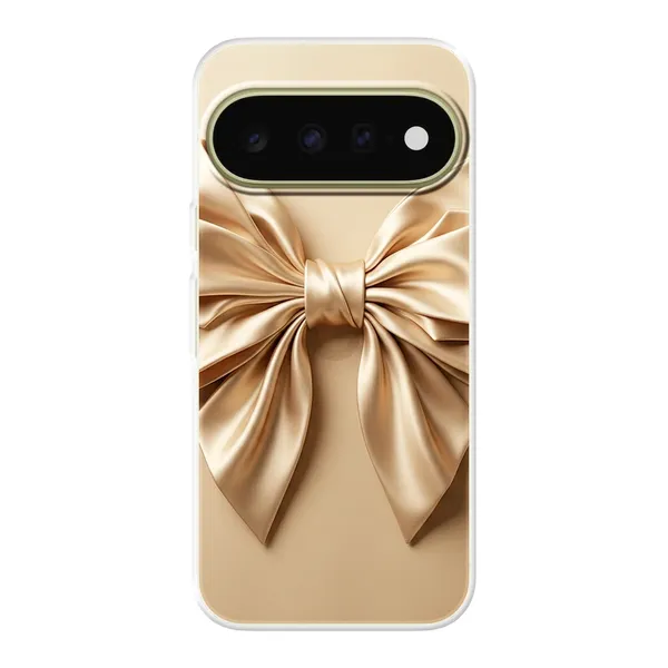 Champagne Satin Origami Bow Case