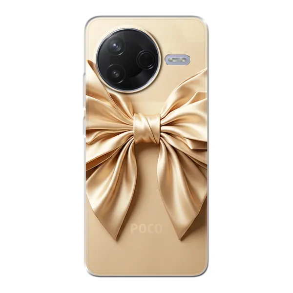 Champagne Satin Origami Bow Case