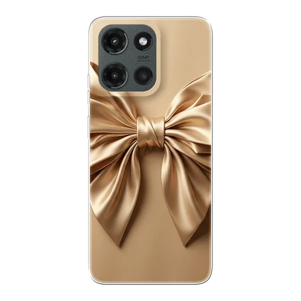 Champagne Satin Origami Bow Case