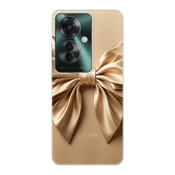 Champagne Satin Origami Bow Case