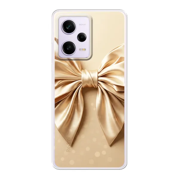 Champagne Satin Origami Bow Case