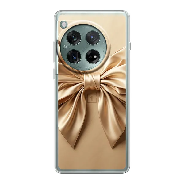 Champagne Satin Origami Bow Case