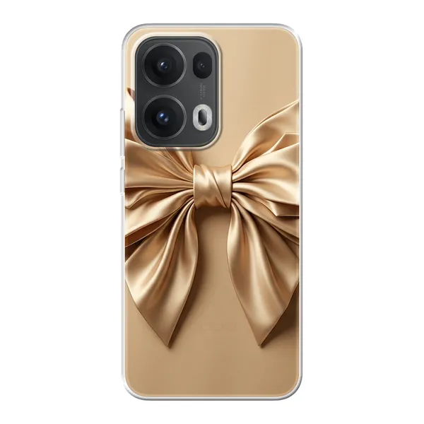 Champagne Satin Origami Bow Case