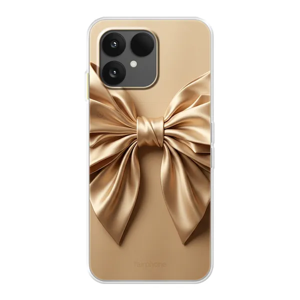Champagne Satin Origami Bow Case
