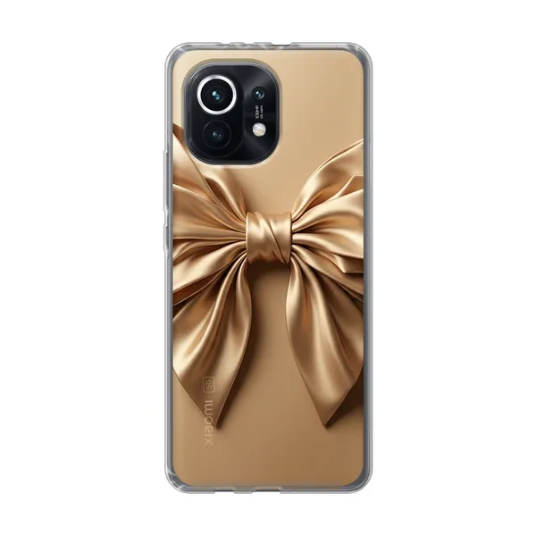 Champagne Satin Origami Bow Case
