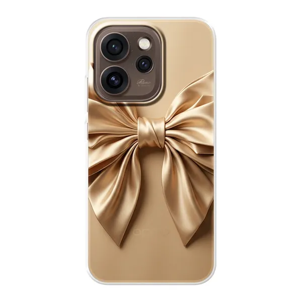 Champagne Satin Origami Bow Case