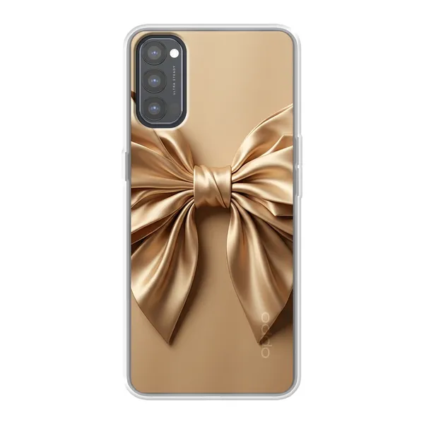Champagne Satin Origami Bow Case