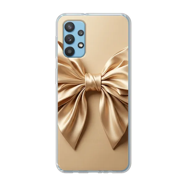 Champagne Satin Origami Bow Case