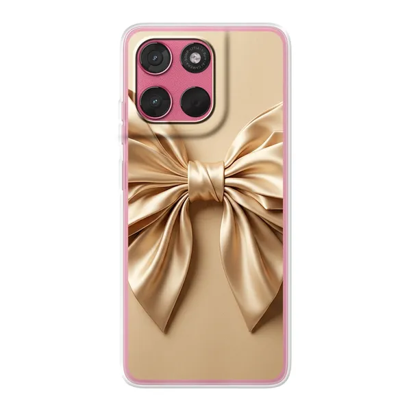 Champagne Satin Origami Bow Case