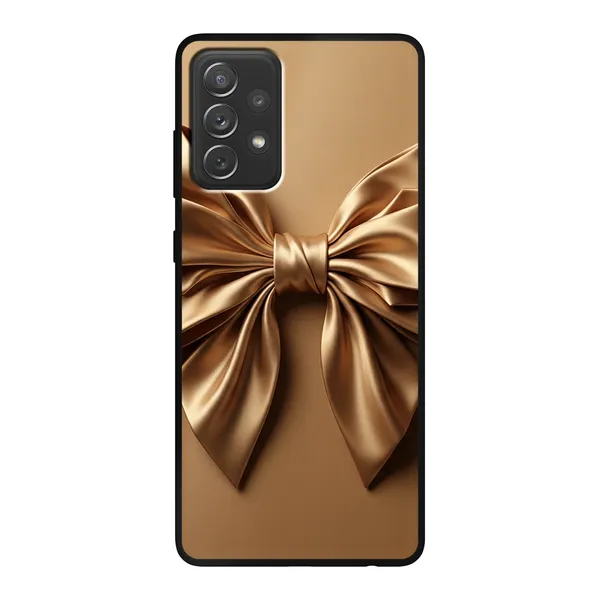Champagne Satin Origami Bow Case