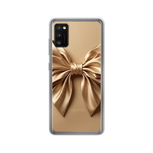 Champagne Satin Origami Bow Case