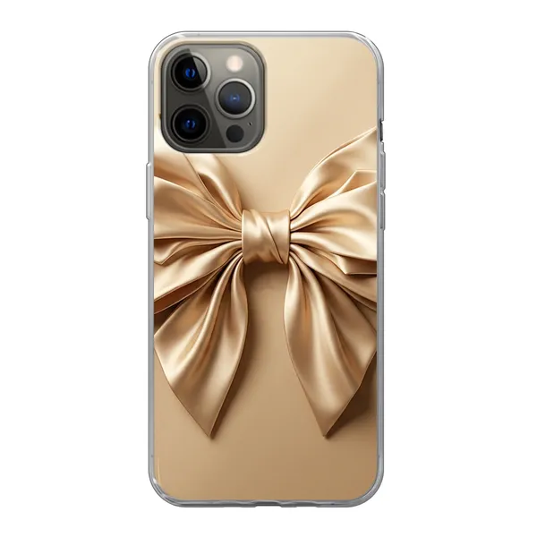 Champagne Satin Origami Bow Case