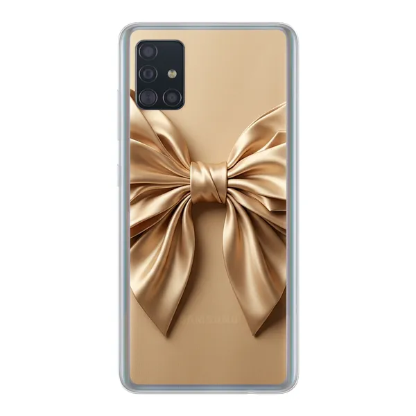 Champagne Satin Origami Bow Case