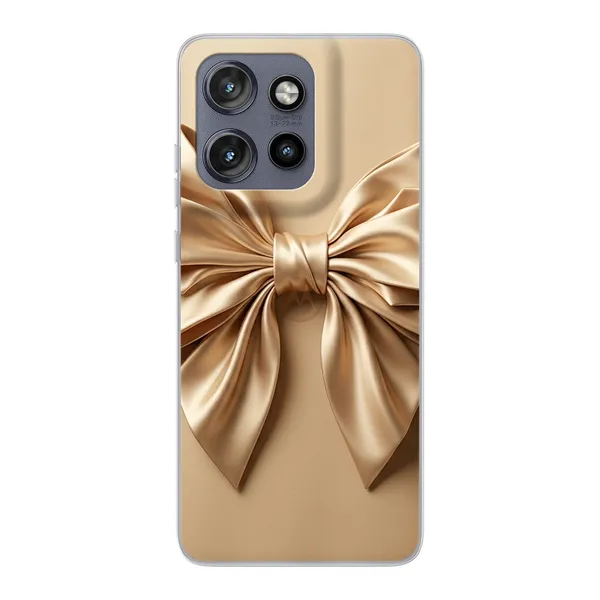 Champagne Satin Origami Bow Case