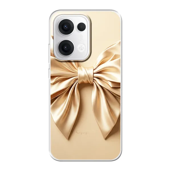 Champagne Satin Origami Bow Case