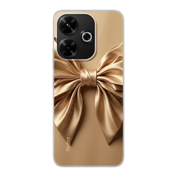 Champagne Satin Origami Bow Case