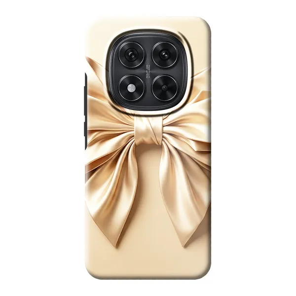 Champagne Satin Origami Bow Case