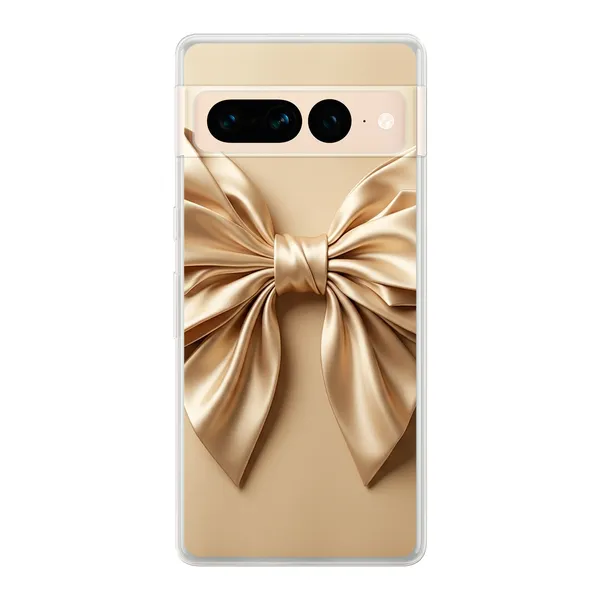 Champagne Satin Origami Bow Case