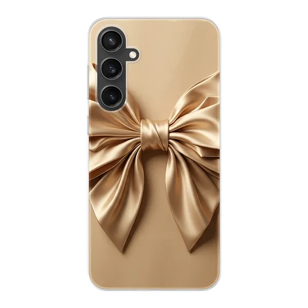 Champagne Satin Origami Bow Case