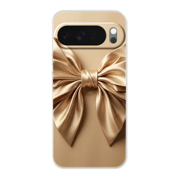 Champagne Satin Origami Bow Case