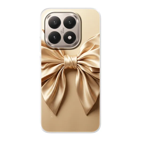 Champagne Satin Origami Bow Case