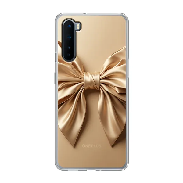 Champagne Satin Origami Bow Case