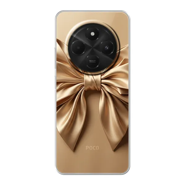Champagne Satin Origami Bow Case