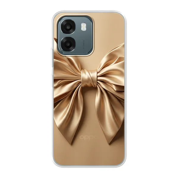 Champagne Satin Origami Bow Case