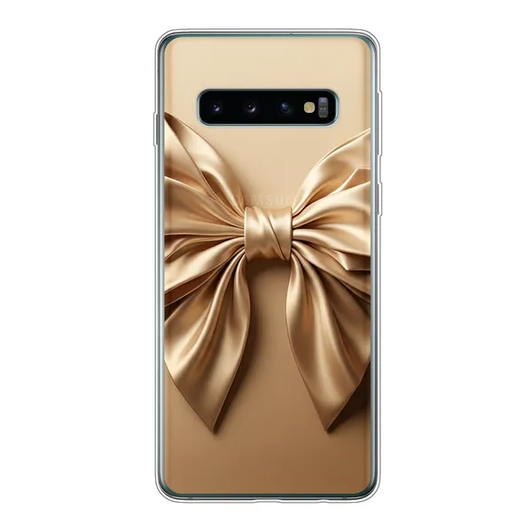 Champagne Satin Origami Bow Case