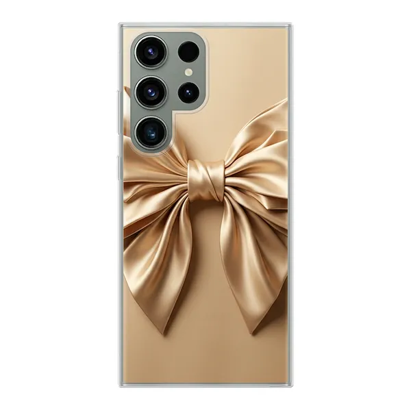 Champagne Satin Origami Bow Case