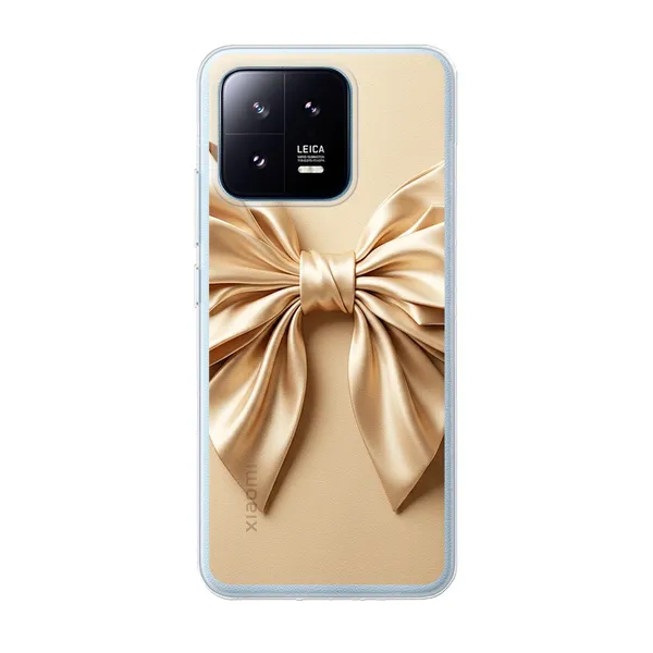 Champagne Satin Origami Bow Case
