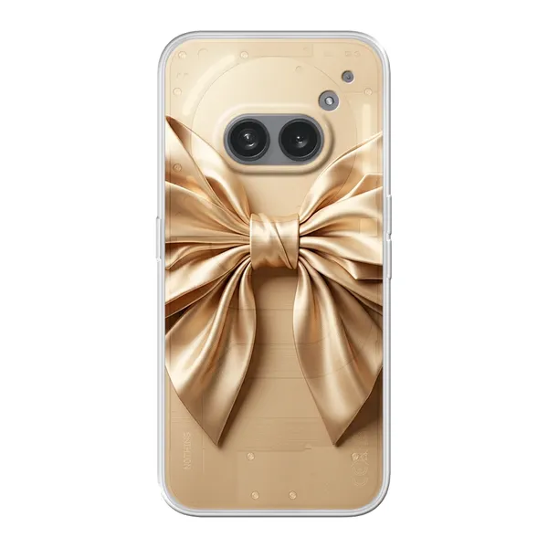Champagne Satin Origami Bow Case