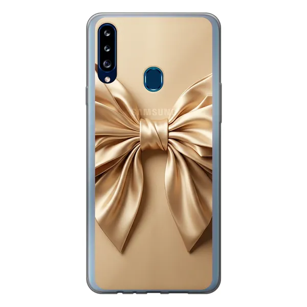 Champagne Satin Origami Bow Case