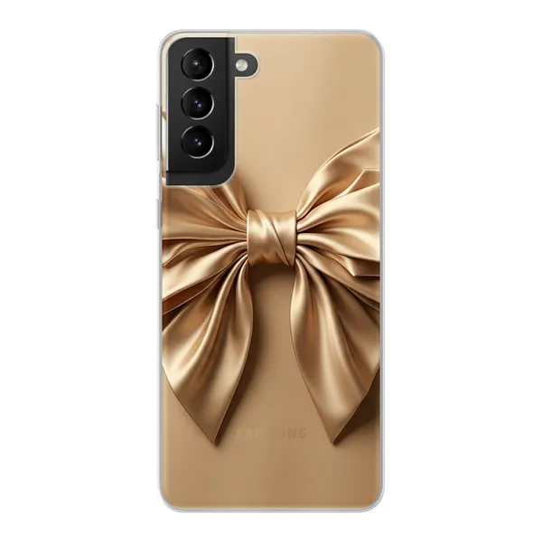 Champagne Satin Origami Bow Case