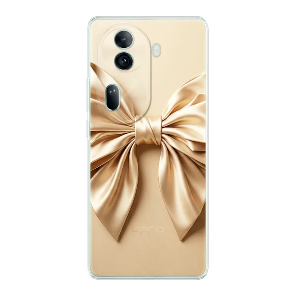 Champagne Satin Origami Bow Case