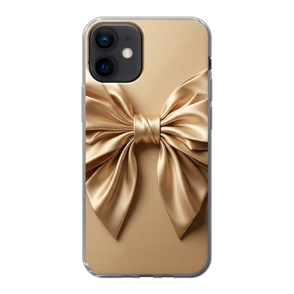 Champagne Satin Origami Bow Case
