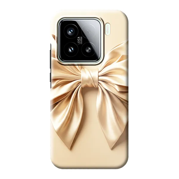 Champagne Satin Origami Bow Case