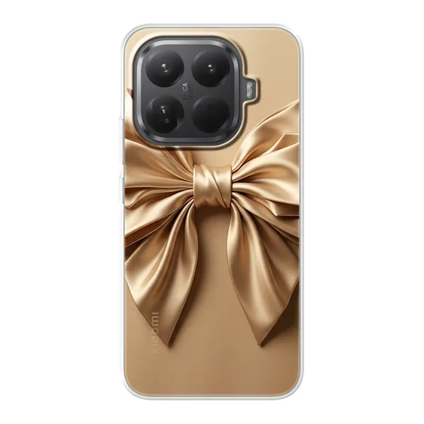 Champagne Satin Origami Bow Case
