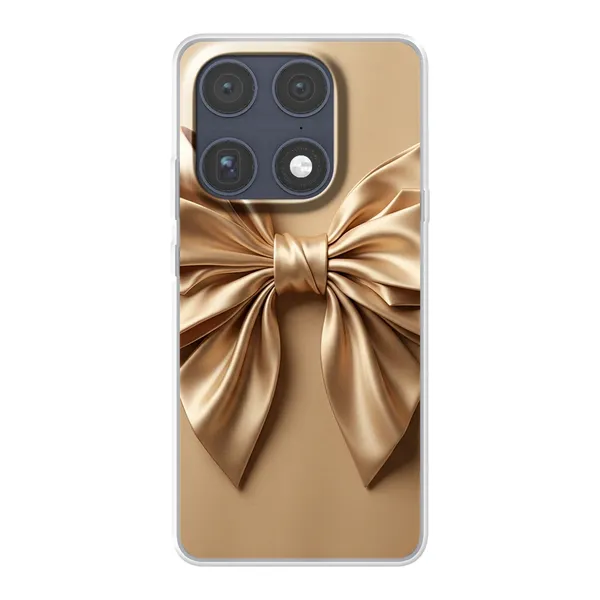 Champagne Satin Origami Bow Case