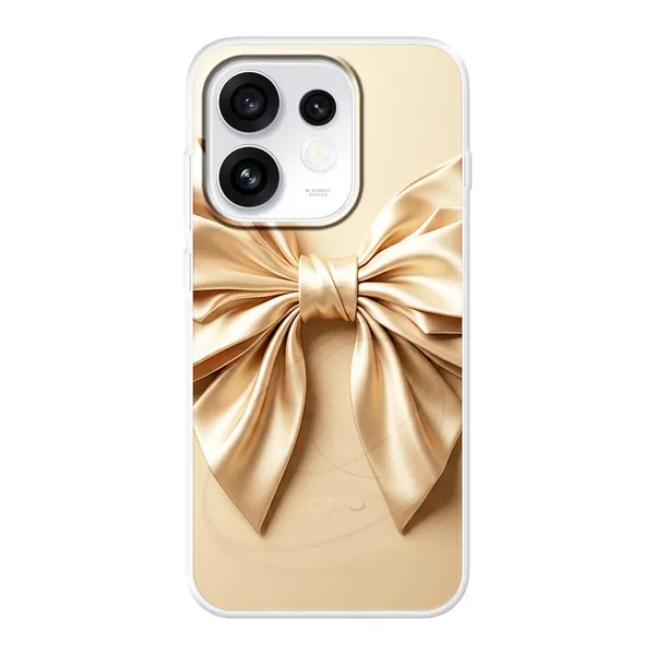 Champagne Satin Origami Bow Case