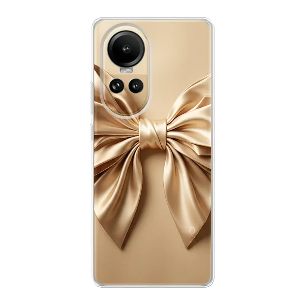 Champagne Satin Origami Bow Case