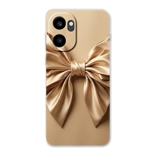 Champagne Satin Origami Bow Case