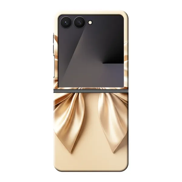 Champagne Satin Origami Bow Case