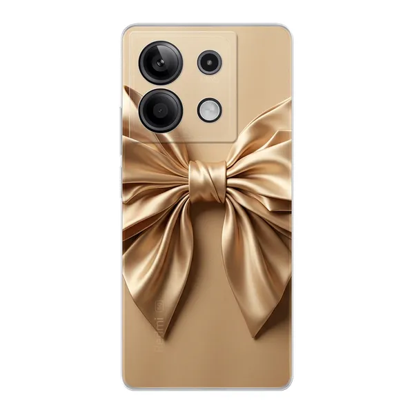 Champagne Satin Origami Bow Case