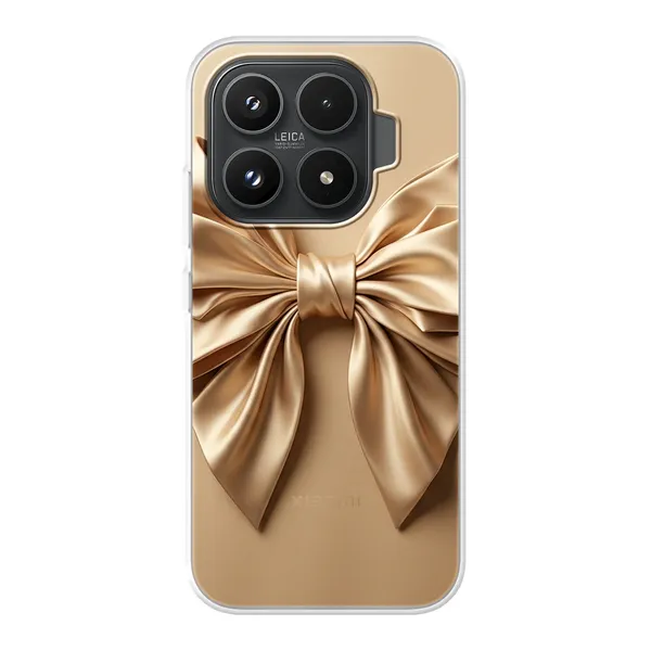Champagne Satin Origami Bow Case