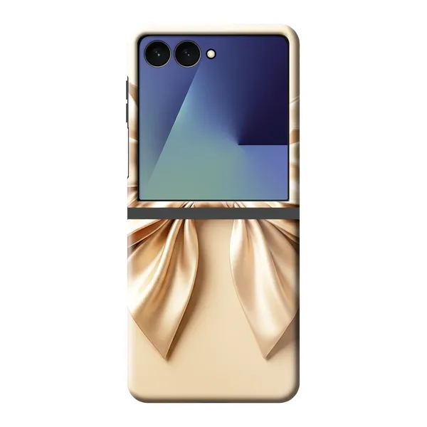 Champagne Satin Origami Bow Case