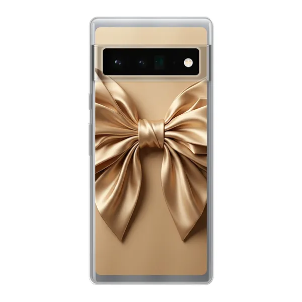 Champagne Satin Origami Bow Case