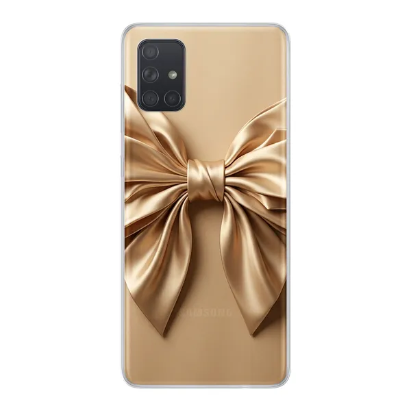 Champagne Satin Origami Bow Case