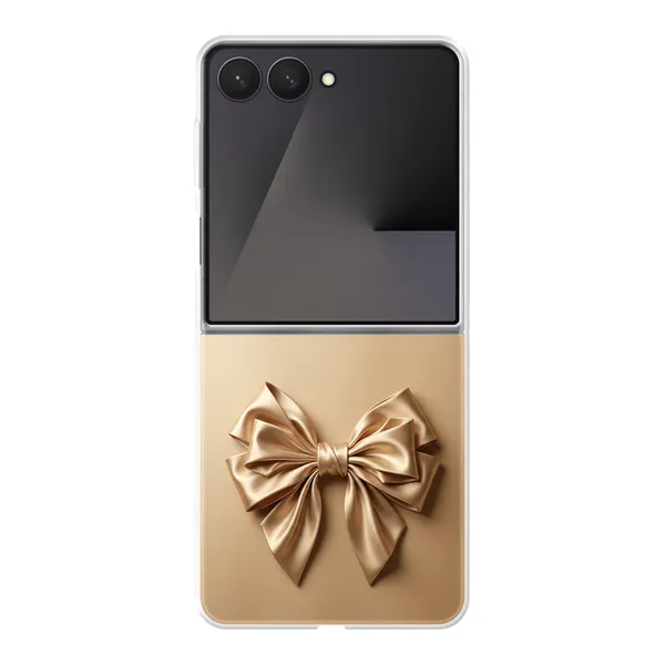 Champagne Satin Origami Bow Case