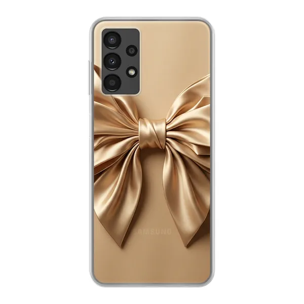 Champagne Satin Origami Bow Case